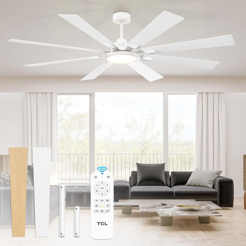 Ceiling fan with light and - fan,