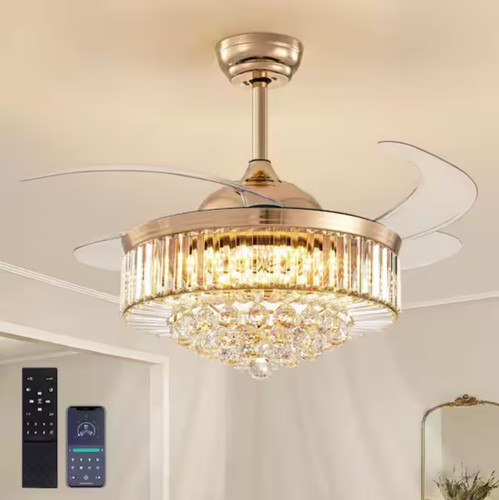 Luxury gold and crystal - 42",