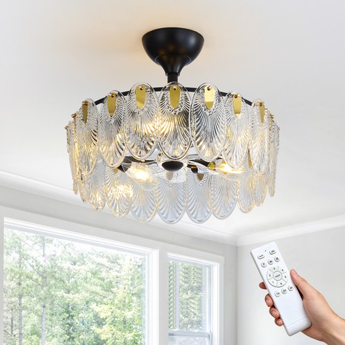 Modern fan lights - modern, flush