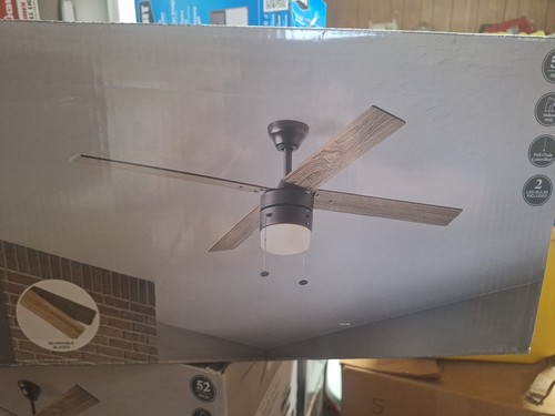 Matte black ceiling fan - black,