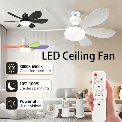 52cm led ceiling fan light - 52cm,