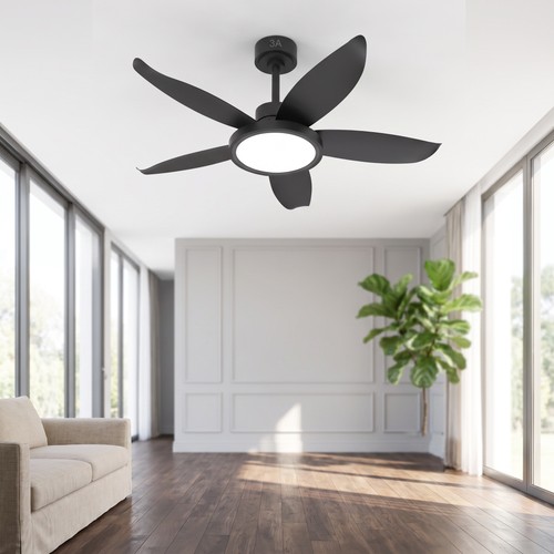 Modern ceiling fan with - ceiling,