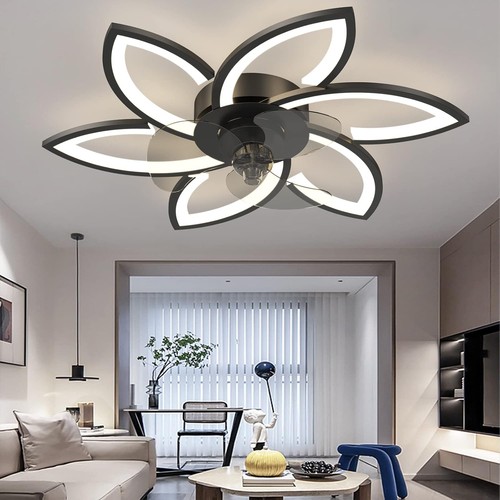 Modern fan lights flush - modern,