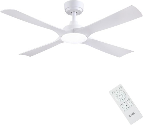 Cjoy white ceiling fan - 48",