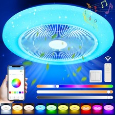 Silent Ceiling Fan with Light