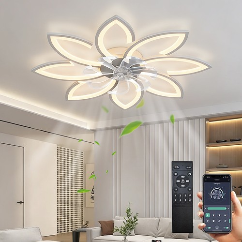 Led ceiling fans with - led,