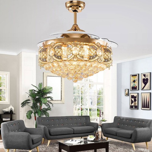 Gold crystal chandelier - gold, 42"crystal
