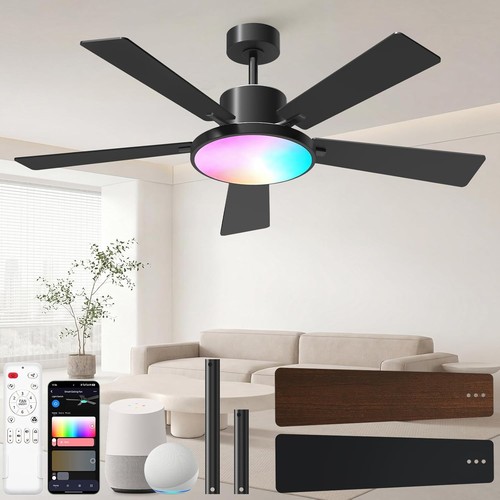 Smart ceiling fans with - ceiling,