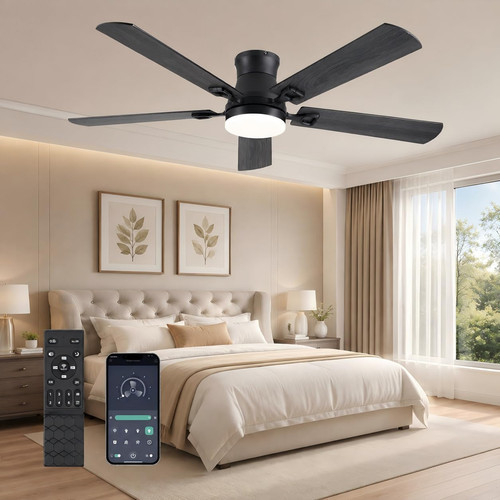 Ceiling fans with - lights, 52