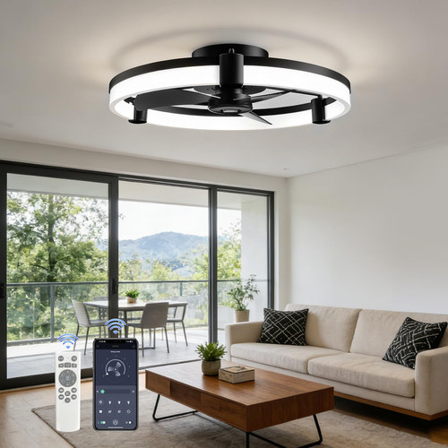 50cm ceiling fans with lights - ceiling,