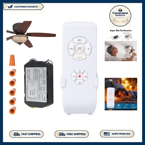 Smart ceiling fan remote with - remote,