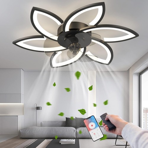 Led ceiling fan with light - led,