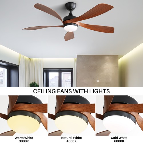 Modern ceiling fans with - 52'',