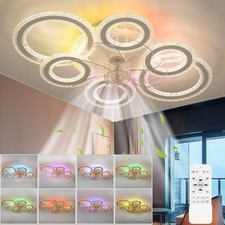 RGB LED Ceiling Fan W/